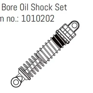 Hobby Plus Big Bore Oil Shock Set - EVO/GOAT (HBP240326)