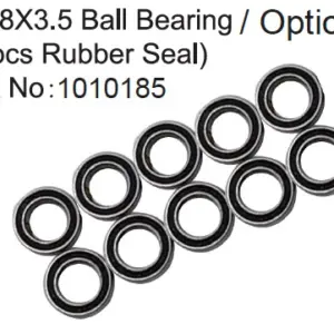 Hobby Plus 12X8X3.5 Ball Bearing ( 10pcs Rubber Seal ) (HBP240367)