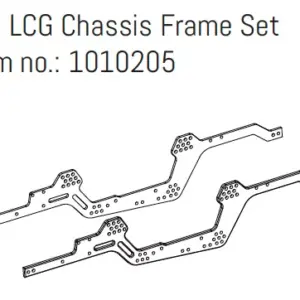 Hobby Plus Alu. LCG Chassis Frame Set - GOAT (HBP240381)