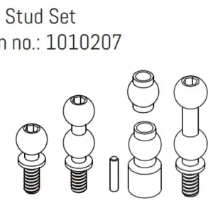 Hobby Plus Ball Stud Set - GOAT (HBP240383)