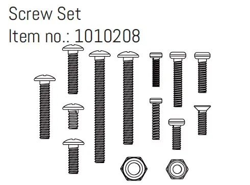 Hobby Plus Screw Set for - GOAT (HBP240384)