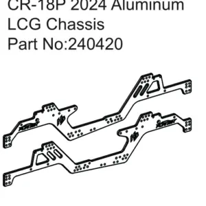 Hobby Plus CR-18P 2024 Aluminum LCG Chassis (HBP240420)