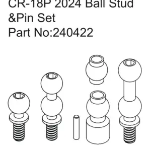 Hobby Plus CR-18P 2024 Ball Stud & Pin Set (HBP240422)