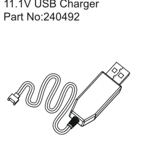 Hobby Plus 11.1V USB Charger (HBP240492)