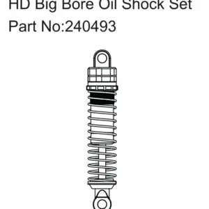 Hobby Plus HD Big Bore Oil shock set (HBP240493)
