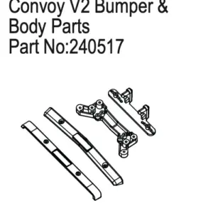 Hobby Plus Bumper & Body Parts for Convoy EVO V2 (HBP240517)