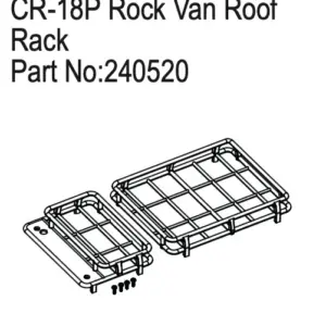 Hobby Plus Rock Van Roof Rack (HBP240520)