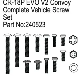 Hobby Plus Complete Vehicle Screw Set, Convoy EVO V2 (HBP240523)