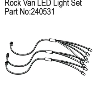 Hobby Plus LED Light Set for Rock Van (HBP240531)