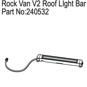 Hobby Plus Roof LIght Bar for Rock Van V2 (HBP240532)