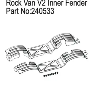 Hobby Plus Inner Fender for Rock Van V2 (HBP240533)