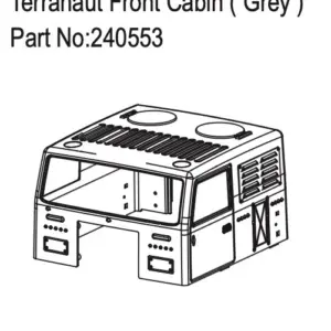 Hobby Plus Terranaut Front Cabin ( Grey ) (HBP240553)