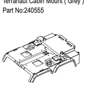 Hobby Plus Terranaut Cabin Mount ( Grey ) (HBP240555)