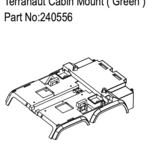 Hobby Plus Terranaut Cabin Mount ( Green ) (HBP240556)