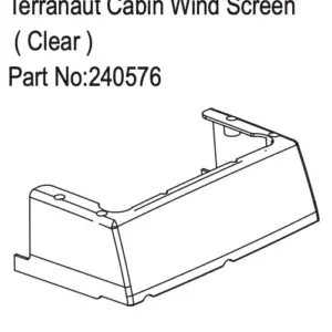 Hobby Plus Terranaut Cabin Wind Screen ( Clear ) (HBP240576)