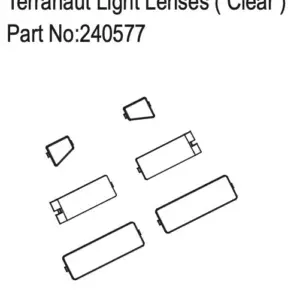 Hobby Plus Terranaut Light Lenses ( Clear ) (HBP240577)
