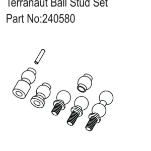 Hobby Plus Terranaut Ball Stud Set (HBP240580)