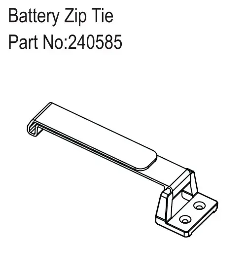 Hobby Plus Battery Zip Tie (HBP240585)