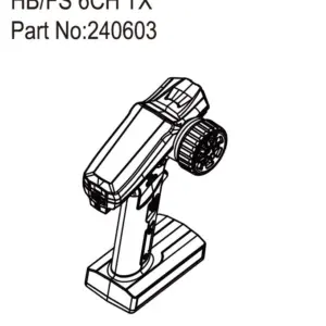 Hobby Plus HB/FS 6CH TX (HBP240603)