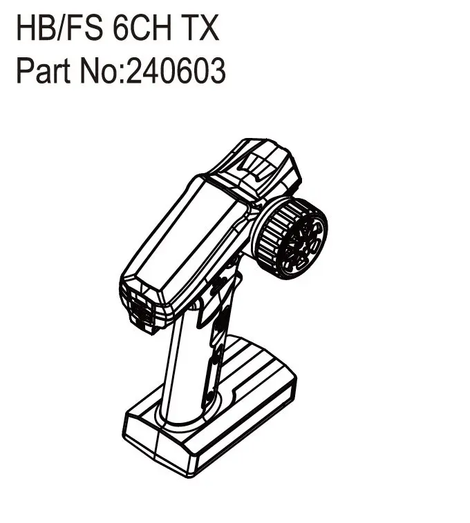 Hobby Plus HB/FS 6CH TX (HBP240603)