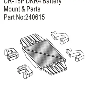 Hobby Plus CR18P DKR4 Battery Mount & Parts (HBP240615)