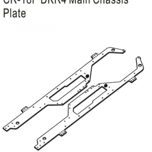 Hobby Plus CR18P DKR4 Main Chassis Plate (HBP240625)