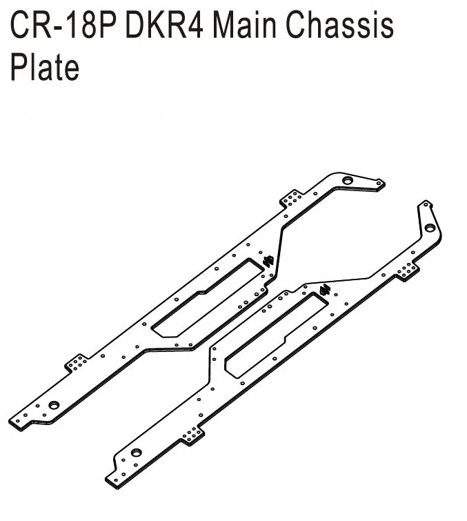 Hobby Plus CR18P DKR4 Main Chassis Plate (HBP240625)