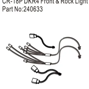 Hobby Plus CR18P DKR4 Front Light & Rock Light (HBP240633)