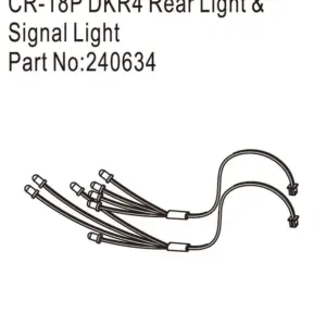 Hobby Plus CR18P DKR4 Rear Light & Signal Light (HBP240634)