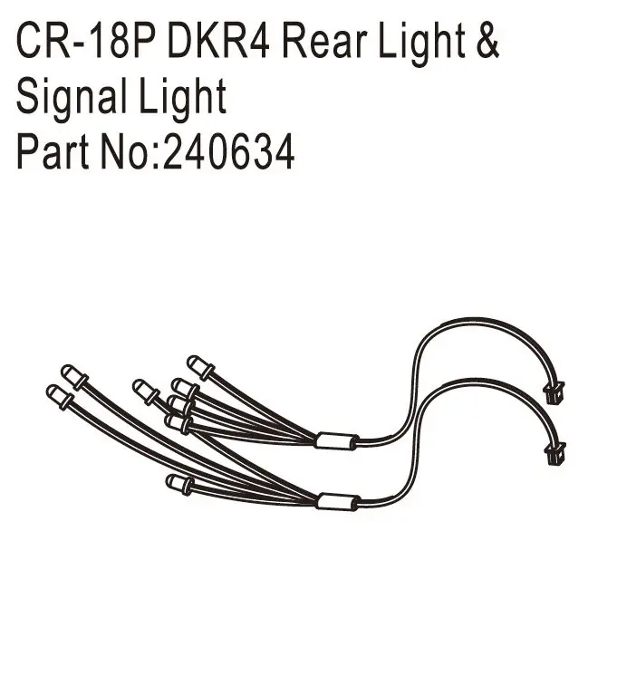 Hobby Plus CR18P DKR4 Rear Light & Signal Light (HBP240634)