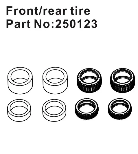 Hobby Plus Front/Rear Set Speck-B (HBP250123)