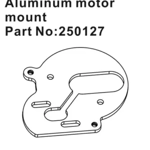 Hobby Plus Aluminum Motor Mount (HBP250127)