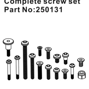 Hobby Plus Complete Screw Set (HBP250131)