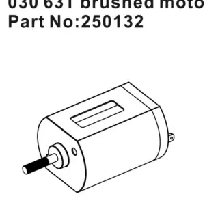 Hobby Plus Brushed Motor 030 / 55T (HBP250132)
