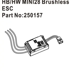 Hobby Plus HB/HW MINI28 Brushless ESC (HBP250157)