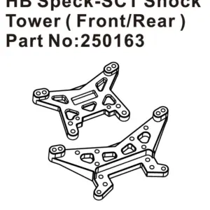 Hobby Plus HB Speck-SCT Shock Tower ( Front/Rear ) (HBP250163)