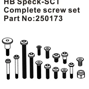 Hobby Plus HB Speck-SCT Complete SCT Srew set (HBP250173)
