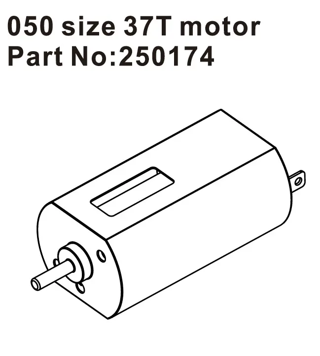 Hobby Plus 050size 55T motor (HBP250174)