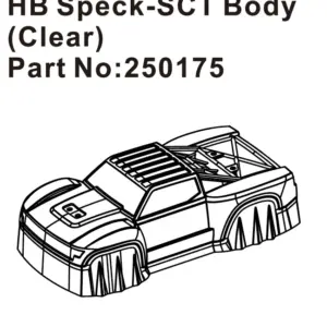 Hobby Plus HB Speck-SCT Body ( Clear ) (HBP250175)