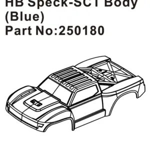 Hobby Plus HB Speck-SCT Body ( Blue ) (HBP250180)