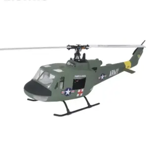 FLISHRC Bell 212 UH-1 Huey (Military) RTF FL450 V5 450 Class/Size Scale RC Helicopter
