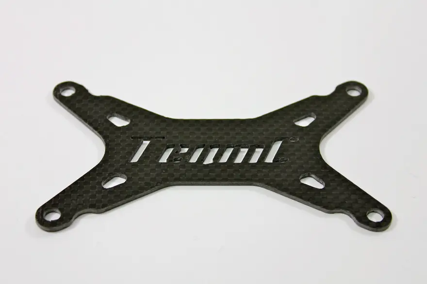 Team C Carbon Battery Mount 2WD Comp. Center Heckmotor (T02223)