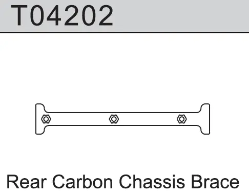Team C REAR CHASSIS STIFFENER (T04202)