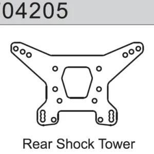 Team C REAR SHOCK TOWER TM4V2 (T04205)