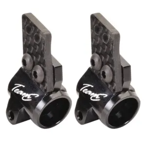 Team C Alu. Rear Hub +1° with Ball Bearing and Carbon Plate (2) (TU0431)