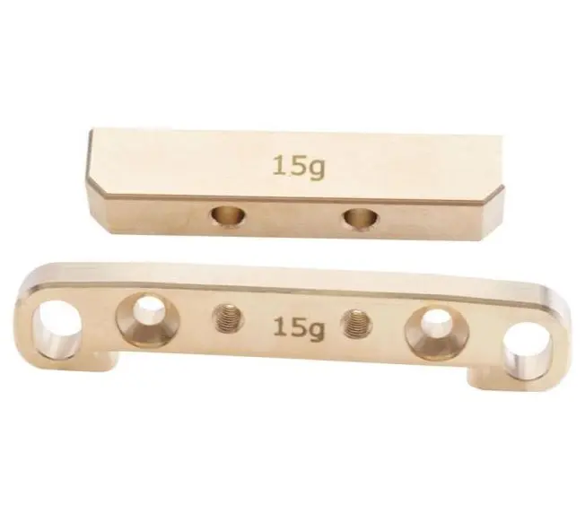 Team C Front Arm - Brass Weight 15g+15g TM4 (TU0454)