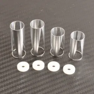 Team C Shock inlay and shock piston f/r (2) 14mm Big Bore shocks (TU0468)