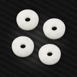 Team C Piston Set w/o holes (4) 1:10 12mm Big Bore Dampers (TU0471)