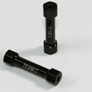 Team C Alu Wing Mount Shaft (2) 1:8 Comp. (TU0886)