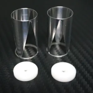 Team C Shock inlay and shock piston front (2) 19mm Big Bore shocks 1:8 Onroad Comp. (TU1849)